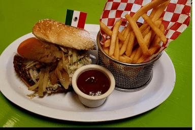 Portales IMPOSSIBLE Burger (W/ FRIES)