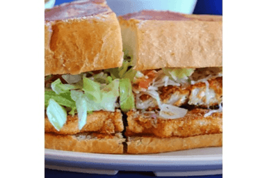 Torta de milanesa (w/fries)
