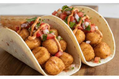 Fried Scallop Taco