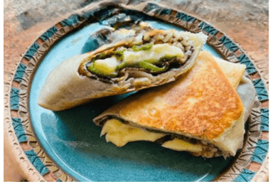 Crispy Chile relleno burrito